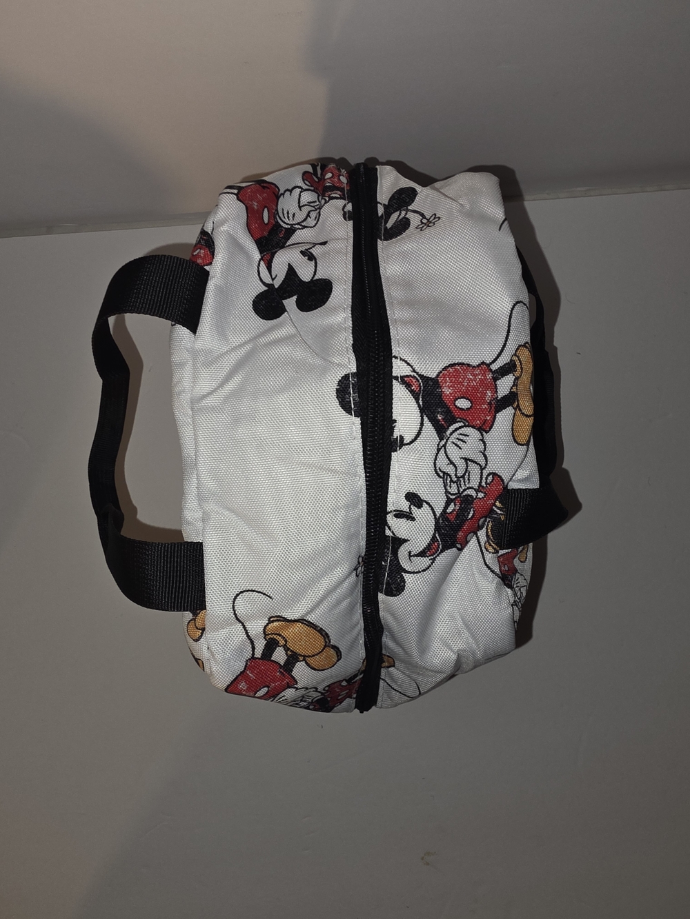 White Kids Backpack with Mickey & Minnie Print - Picture 6 of 7
